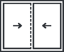 Hi-Finity_2-rail_xo_slide_grey Reynaers Hi-Finity Sliding Doors