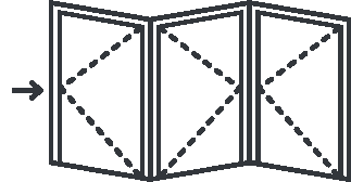 CF68_type_3-0-3_grey Reynaers CF68 Folding Doors