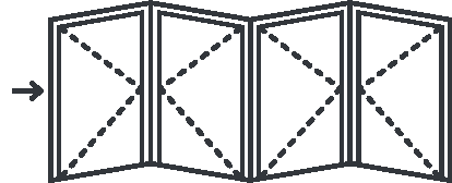 CF68_type_4-0-4_grey Reynaers CF68 Folding Doors