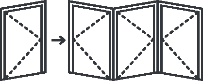 CF68_type_4-1-3_grey Reynaers CF68 Folding Doors