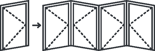 CF68_type_5-1-4_grey Reynaers CF68 Folding Doors