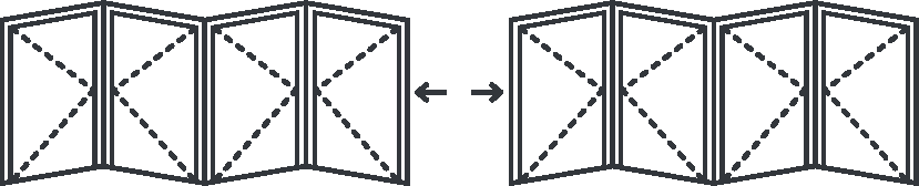 CF68_type_8-4-4_grey Reynaers CF68 Folding Doors
